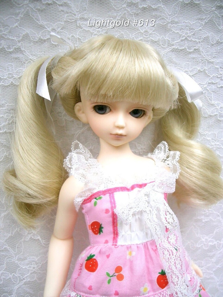 ウイッグ / 7-8インチ / ツインテールリボンカール (7-8/25129)