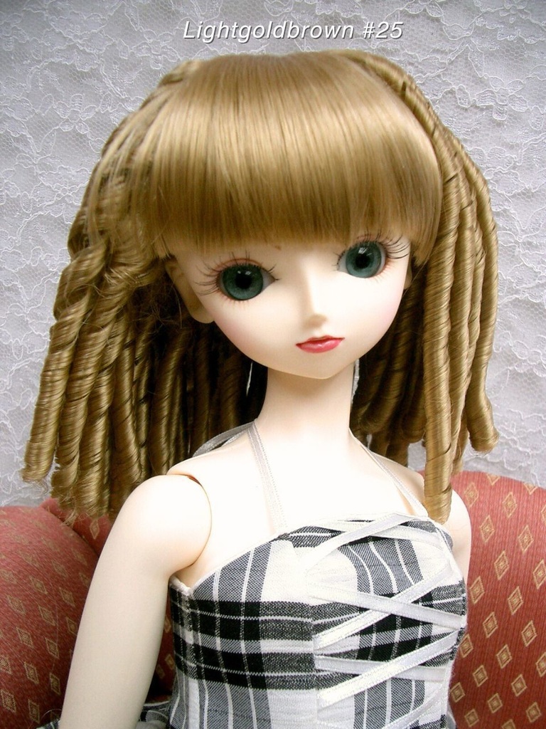 ウィッグ / 9-10インチ /細縦ロール(9-10/21805N)