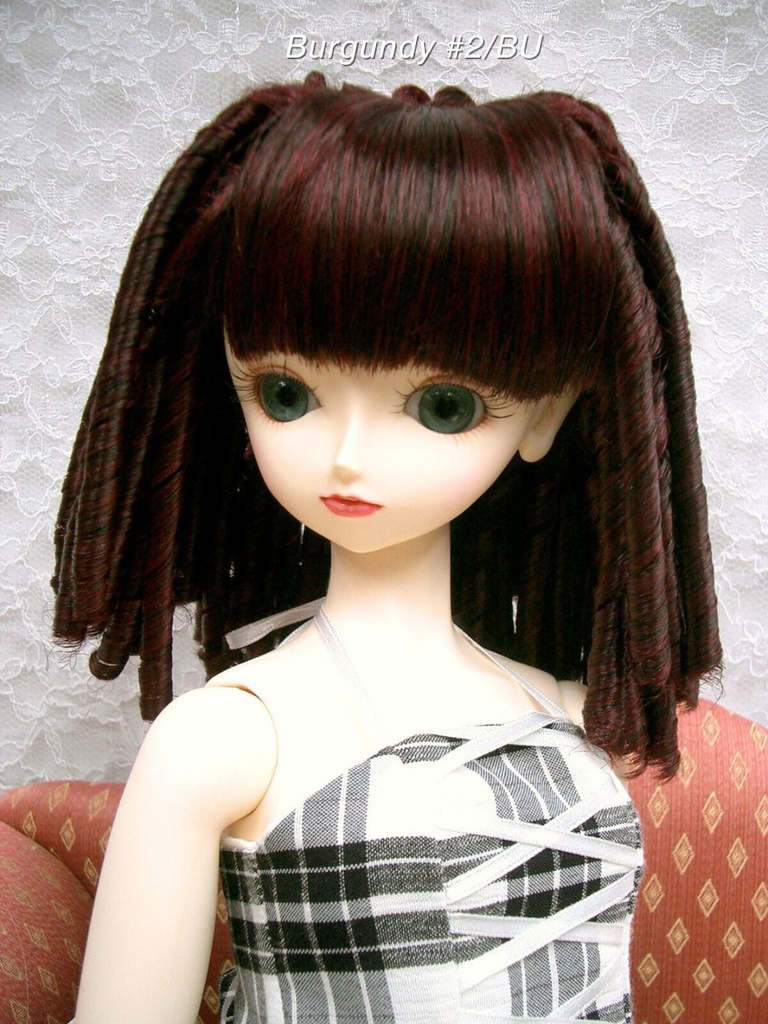 ウィッグ / 9-10インチ /細縦ロール(9-10/21805N)