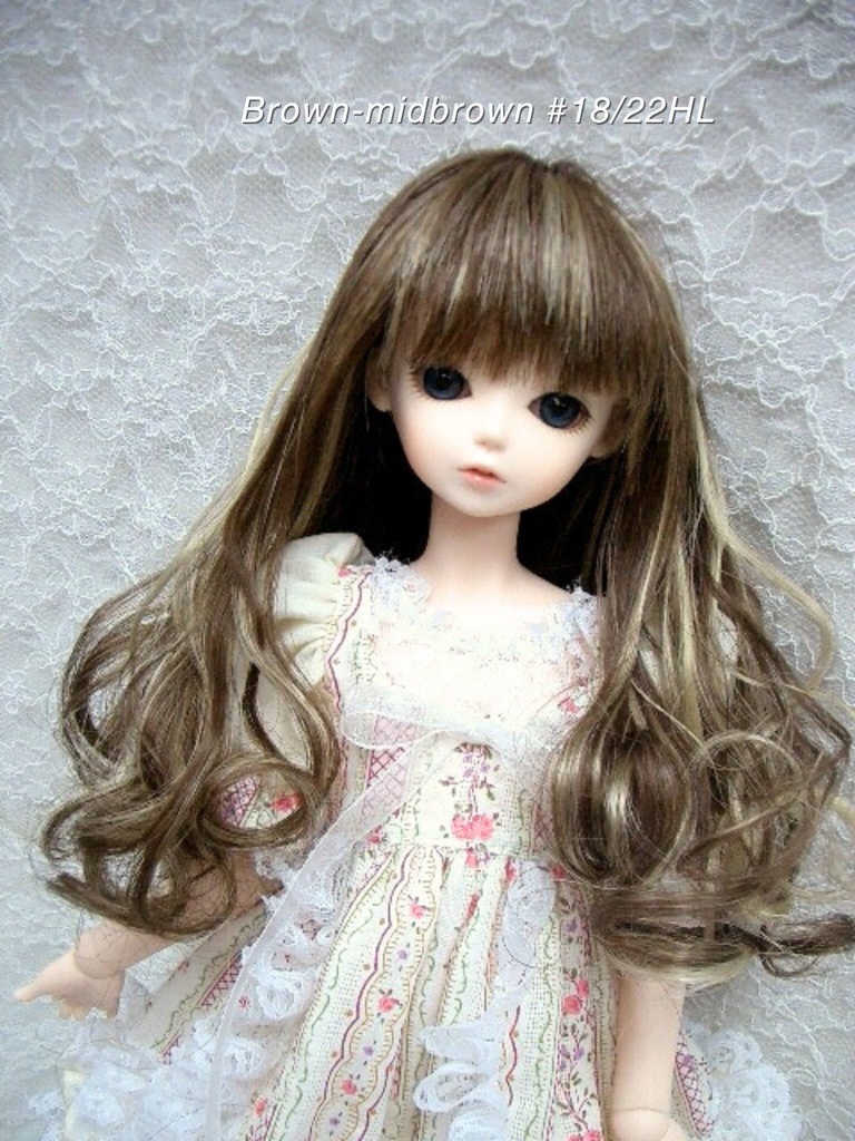 ウイッグ / 7-8インチ / ロングヘアー裾カール (7-8/25131)