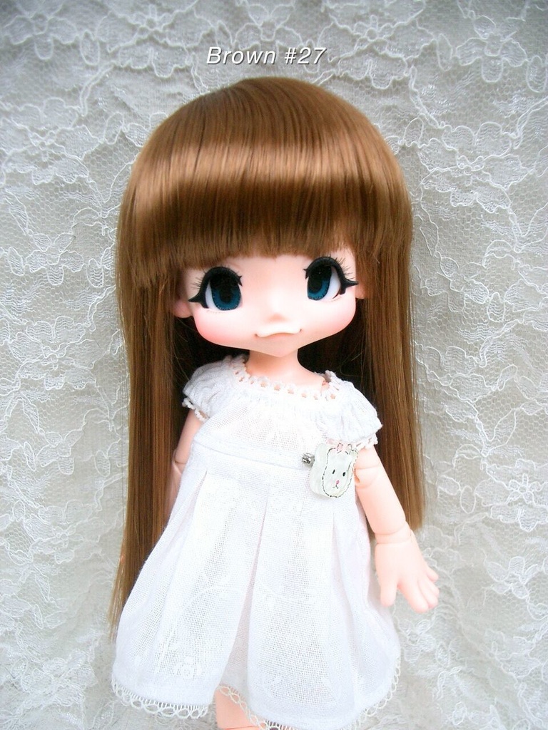 ウイッグ / 7-8インチ / セミロングストレート (7-8/28041)