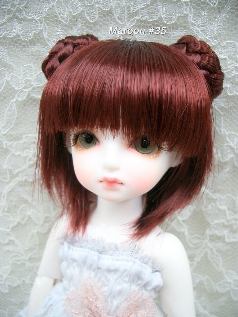 ウィッグ / 6インチ / 三つ編みシニヨンショート (6/38091)