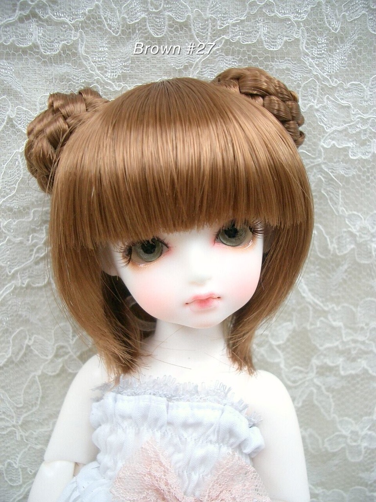 ウィッグ / 6インチ / 三つ編みシニヨンショート (6/38091)