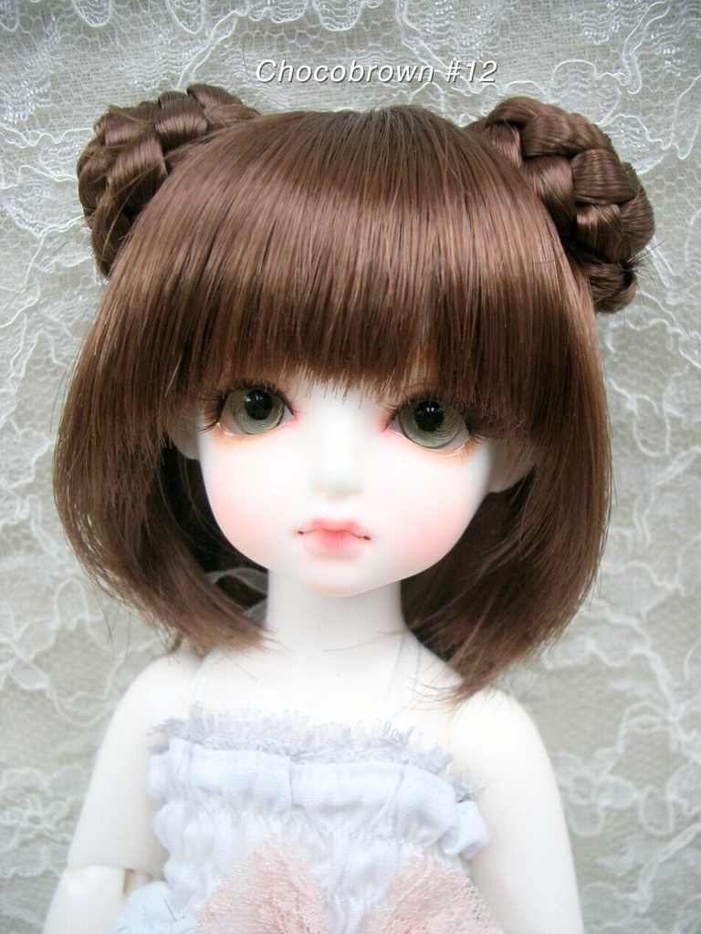 ウィッグ / 6インチ / 三つ編みシニヨンショート (6/38091)