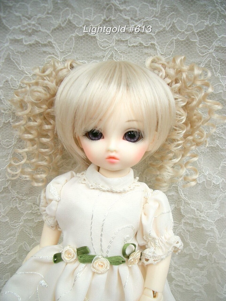 ウィッグ / 6-7インチ / 前髪カールツインテール (6-7/38073)