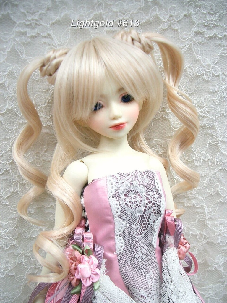 ウィッグ / 6-7インチ / シニヨンカールツインテール (6-7/38079)