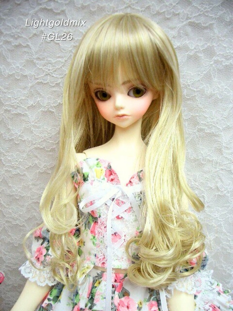 ウィッグ / 9-10インチ / ミディアムロングすそカール (9-10/25131)