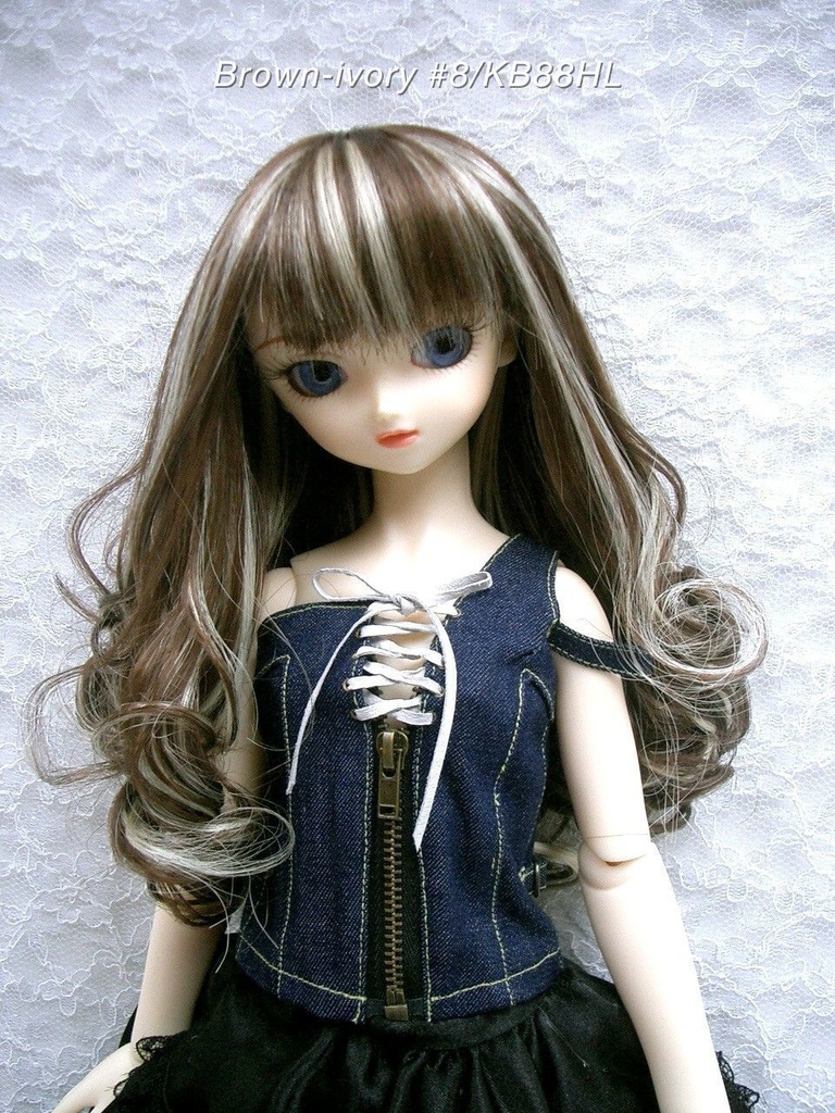 ウィッグ / 9-10インチ / ミディアムロングすそカール (9-10/25131)