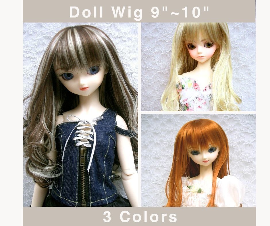 ウィッグ / 9-10インチ / ミディアムロングすそカール (9-10/25131)