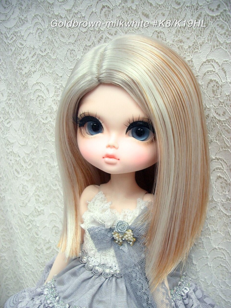 ウィッグ / 11-12インチ/ セミロングワンレン (11-12/28037)