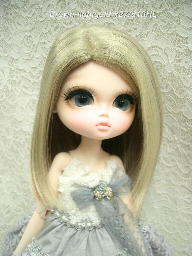 ウィッグ / 11-12インチ/ セミロングワンレン (11-12/28037)