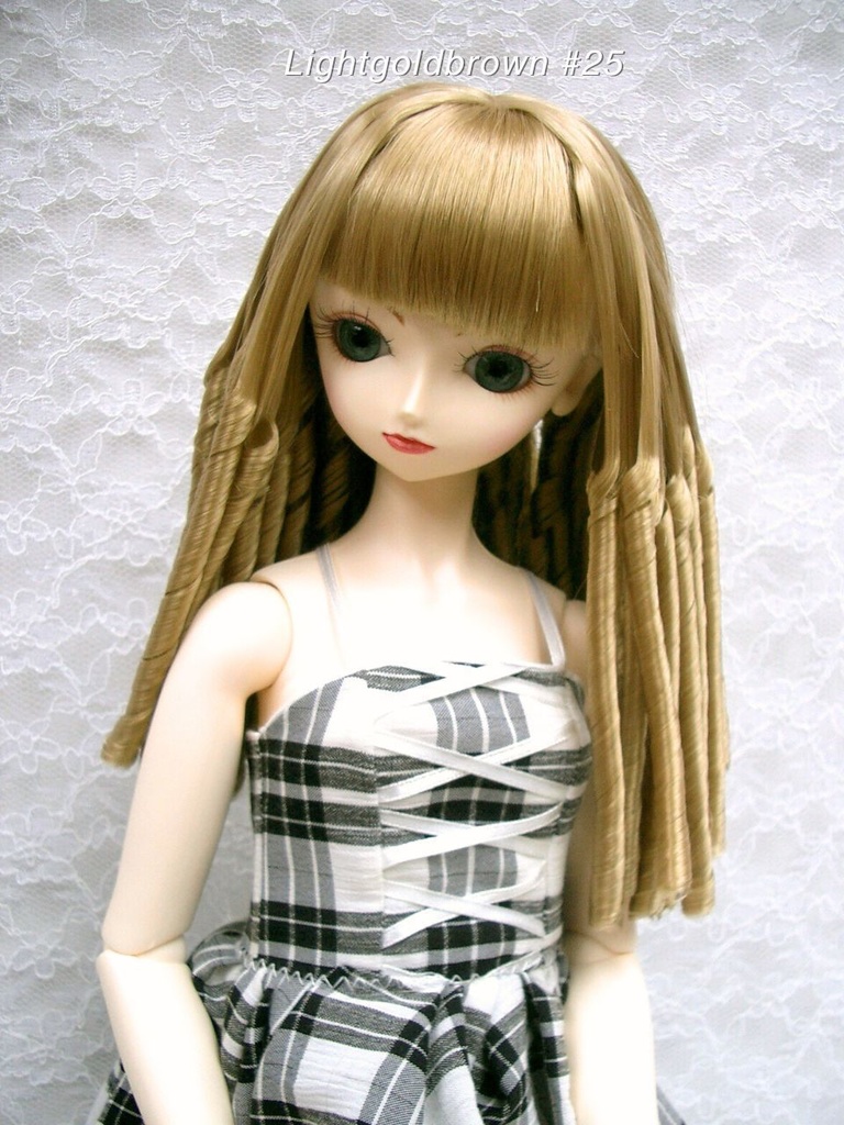 ウィッグ / 9-10インチ / 細縦ロール *長め (9-10/28006)