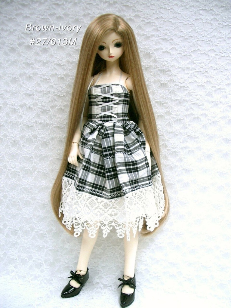 ウィッグ / 9-10インチ / ワンレンロングストレート *長さ50CM (9-10/28042)