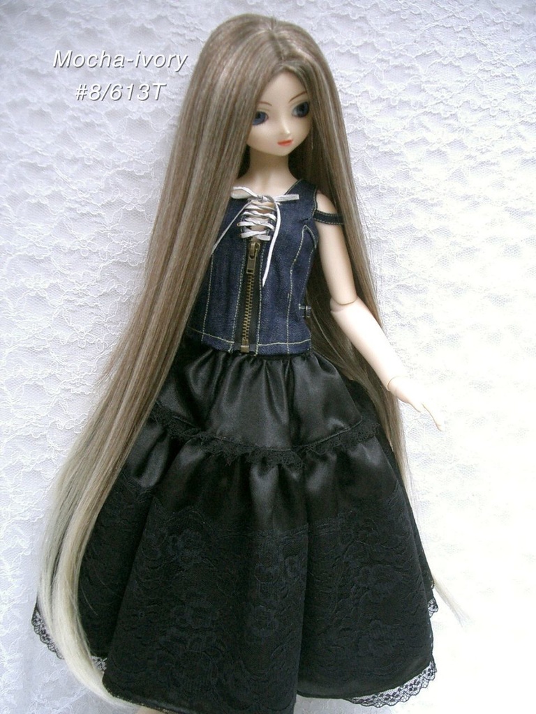 ウィッグ / 9-10インチ / ワンレンロングストレート *長さ50CM (9-10/28042)