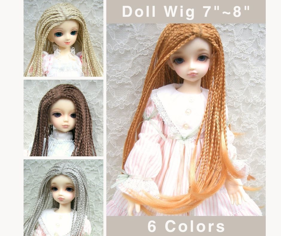 ウイッグ / 7-8インチ / 全三つ編み (7-8/28163HL)