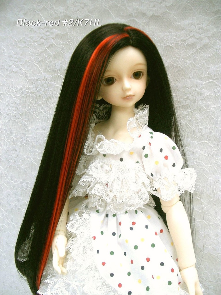 ウイッグ / 7-8インチ / ワンレンロングストレート (7-8/28253)