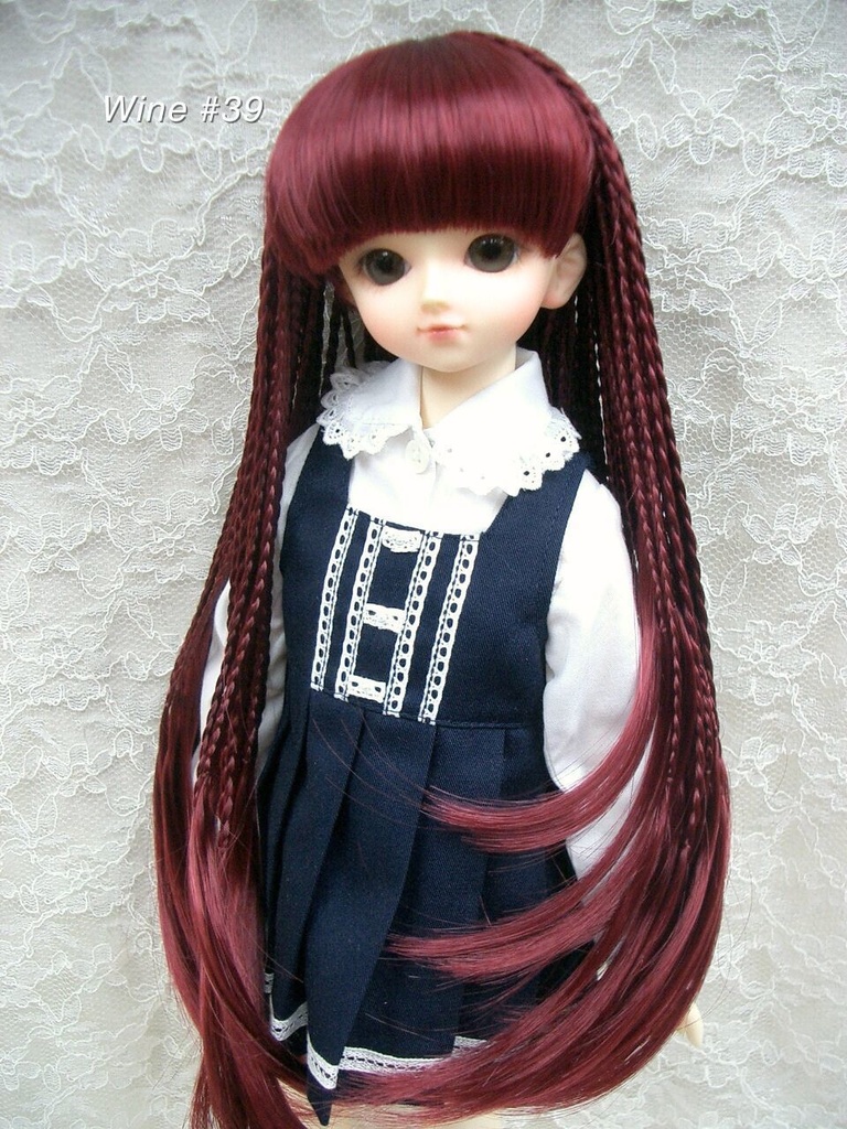 ウィッグ / 7-8インチ / 前髪全三つ編み (7-8/28992)