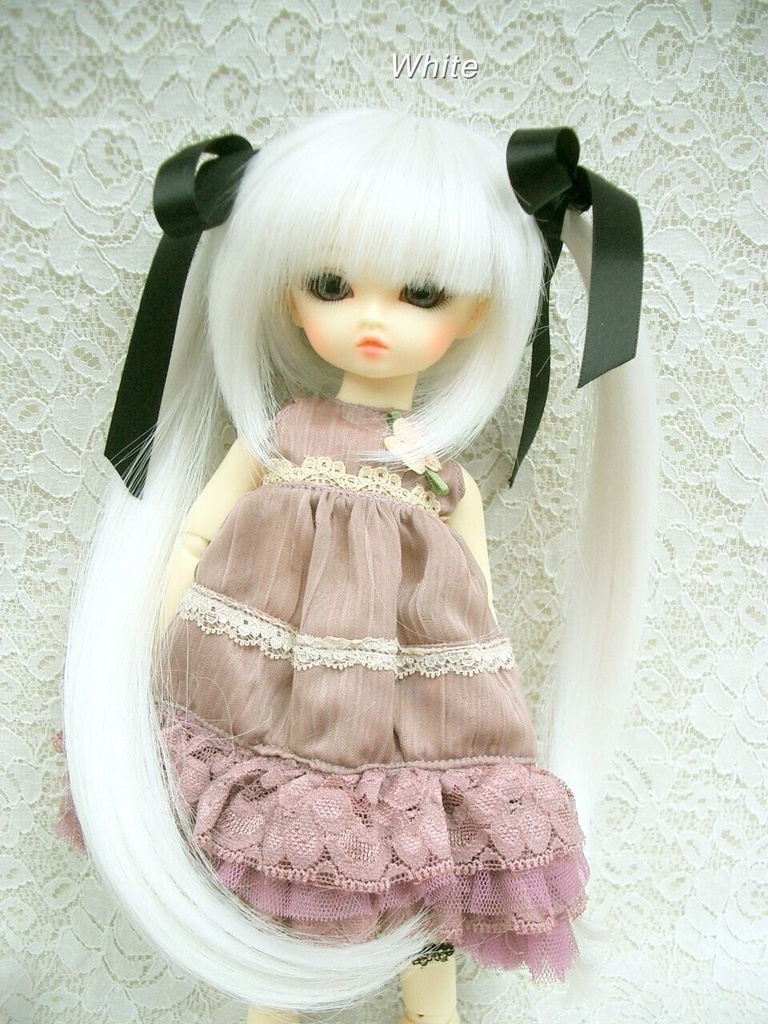 ウィッグ / 6-7インチ / リボンツインテール (6-7/38262)