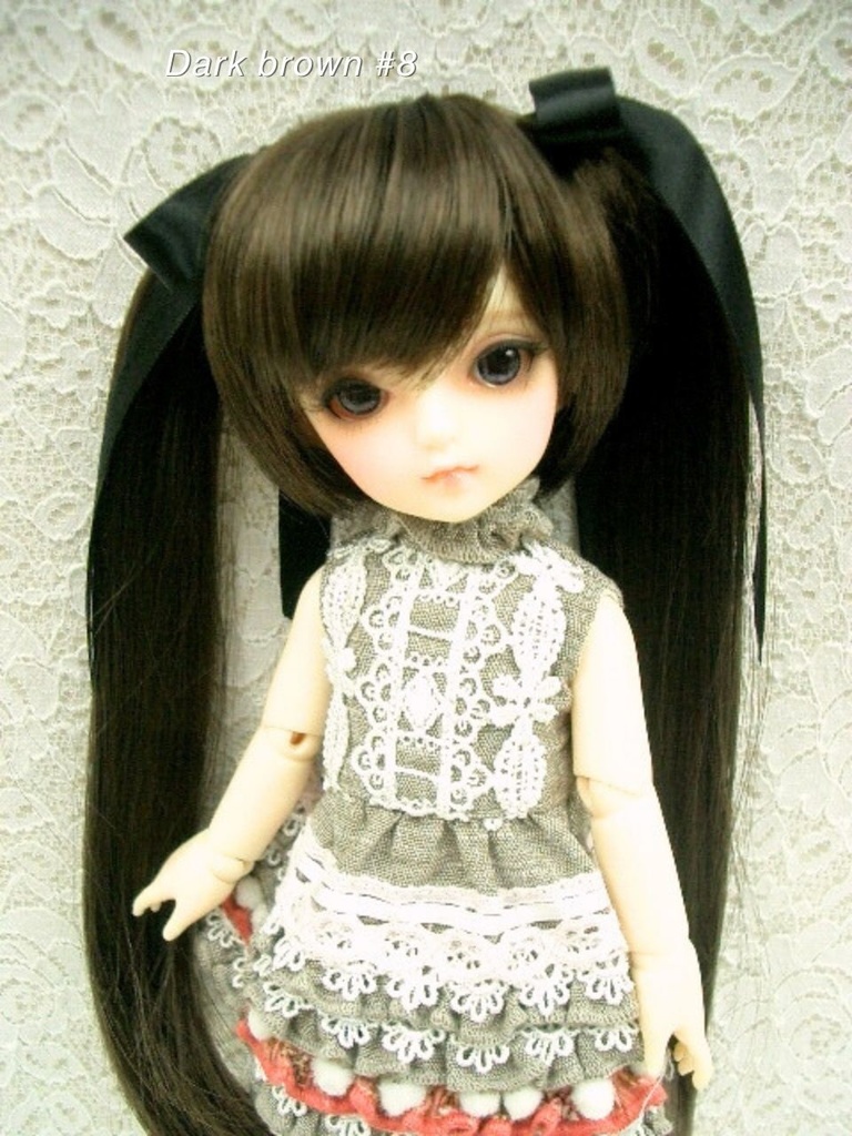 ウィッグ / 6-7インチ / リボンツインテール (6-7/38262)