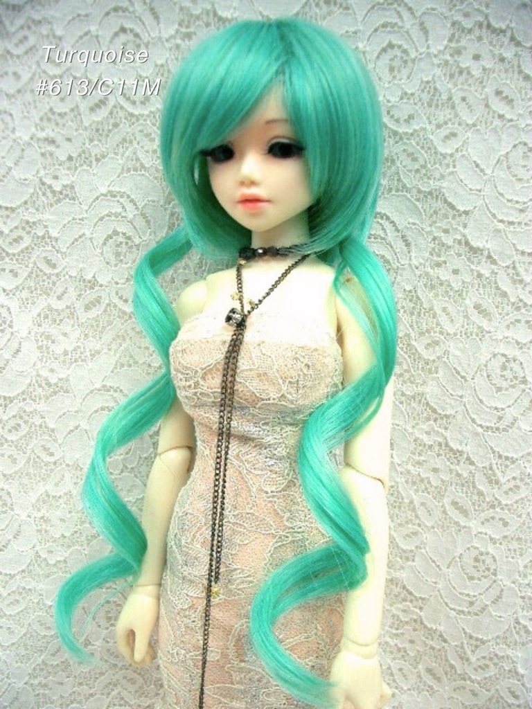 ウィッグ / 6-7インチ / 耐熱ロングツインカール (6-7/38285)