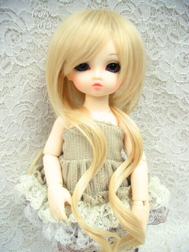 ウィッグ / 6-7インチ / 耐熱ロングツインカール (6-7/38285)