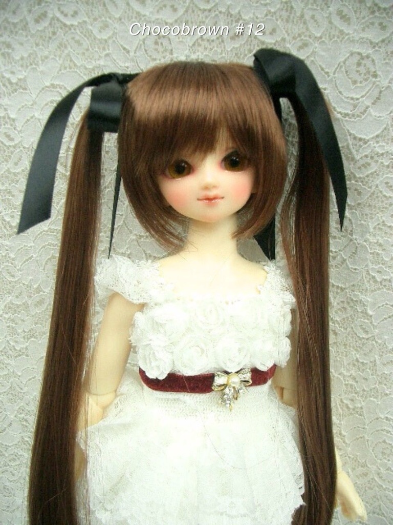 ウィッグ / 7-8インチ / リボンツインテール (7-8/38262)