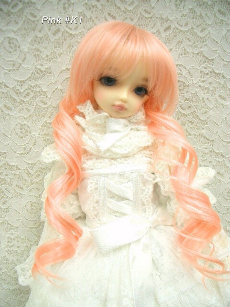 ウィッグ / 7-8インチ / 耐熱ロングツインカール (7-8/38285)