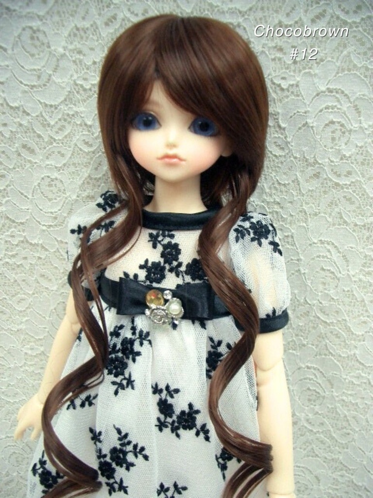 ウィッグ / 7-8インチ / 耐熱ロングツインカール (7-8/38285)