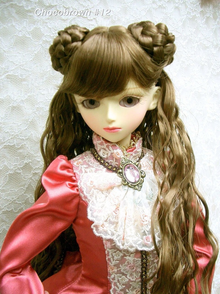 ウィッグ / 8-9インチ / 三つ編みシニヨンウェーブ(8-9/28707)