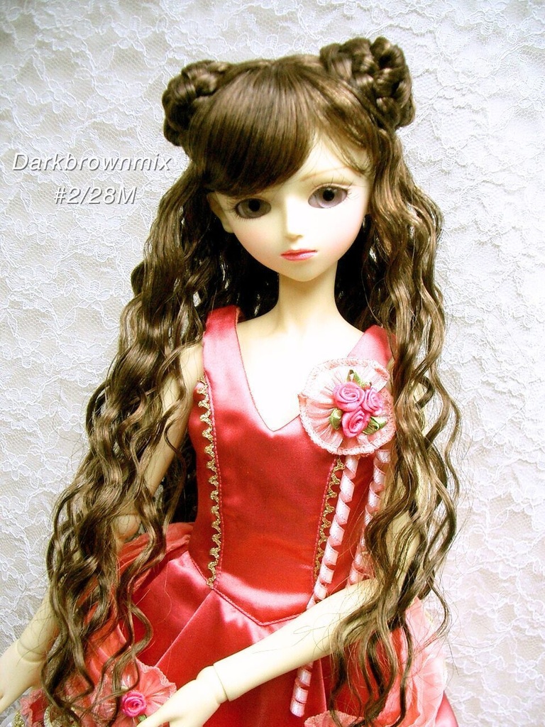 ウィッグ / 8-9インチ / 三つ編みシニヨンウェーブ(8-9/28707)