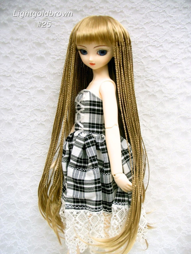 ウィッグ / 9-10インチ / 前髪三つ編み (9-10/28164)
