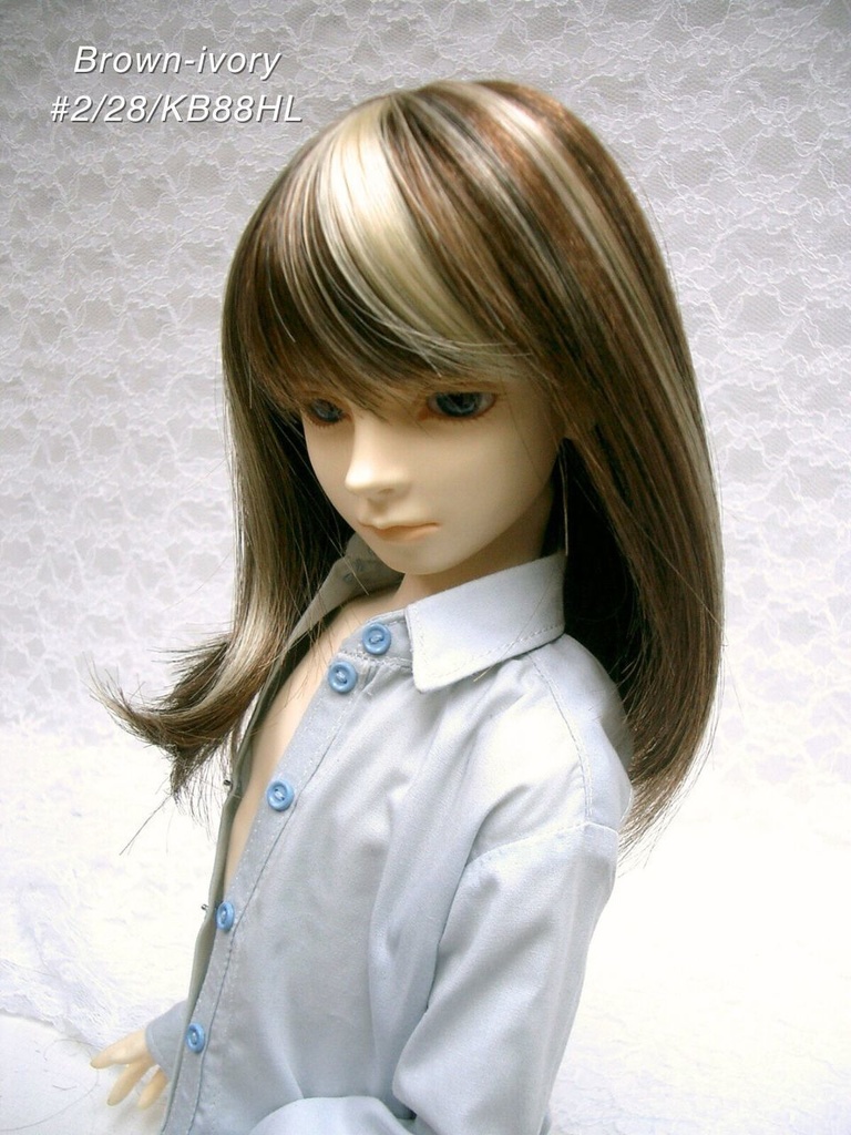 ウィッグ / 9-10インチ / ミディアムレイヤーハイライト (9-10/28212)