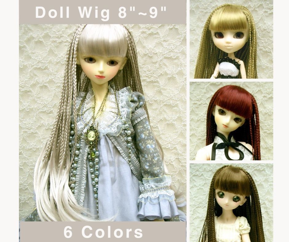 ウイッグ / 8-9インチ / 前髪三つ編み (8-9/28992N)