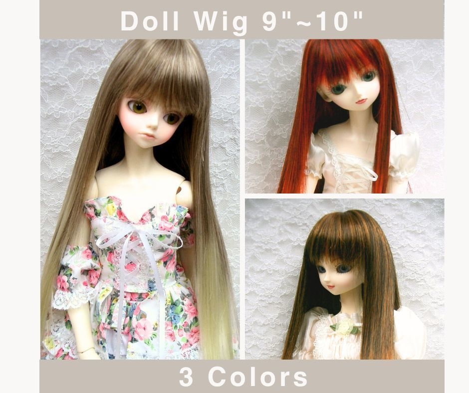 ウィッグ / 9-10インチ / 前髪ロングストレート(9-10/28219)