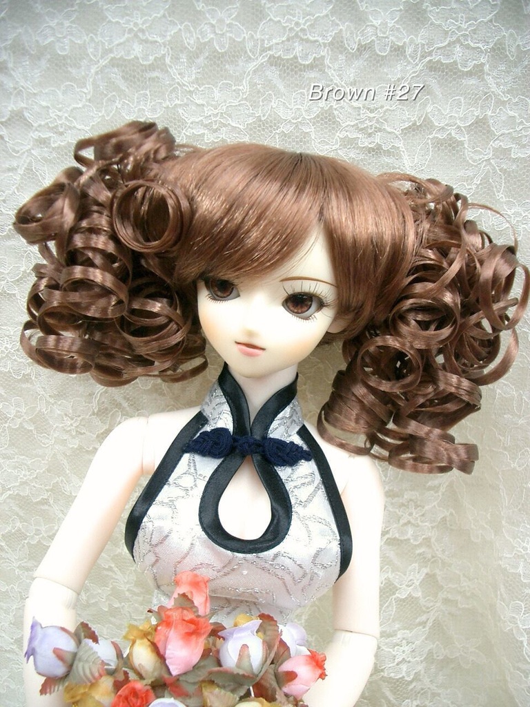 ウィッグ / 8-9インチ / 前髪ツインテールボリュームカール(8-9/38068)