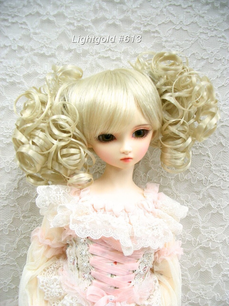 ウィッグ / 9-10インチ / 前髪ツインテールボリュームカール(9-10/38068)