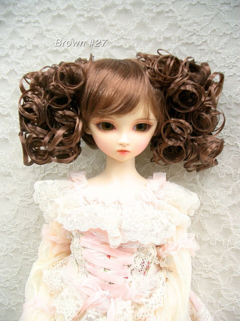 ウィッグ / 9-10インチ / 前髪ツインテールボリュームカール(9-10/38068)