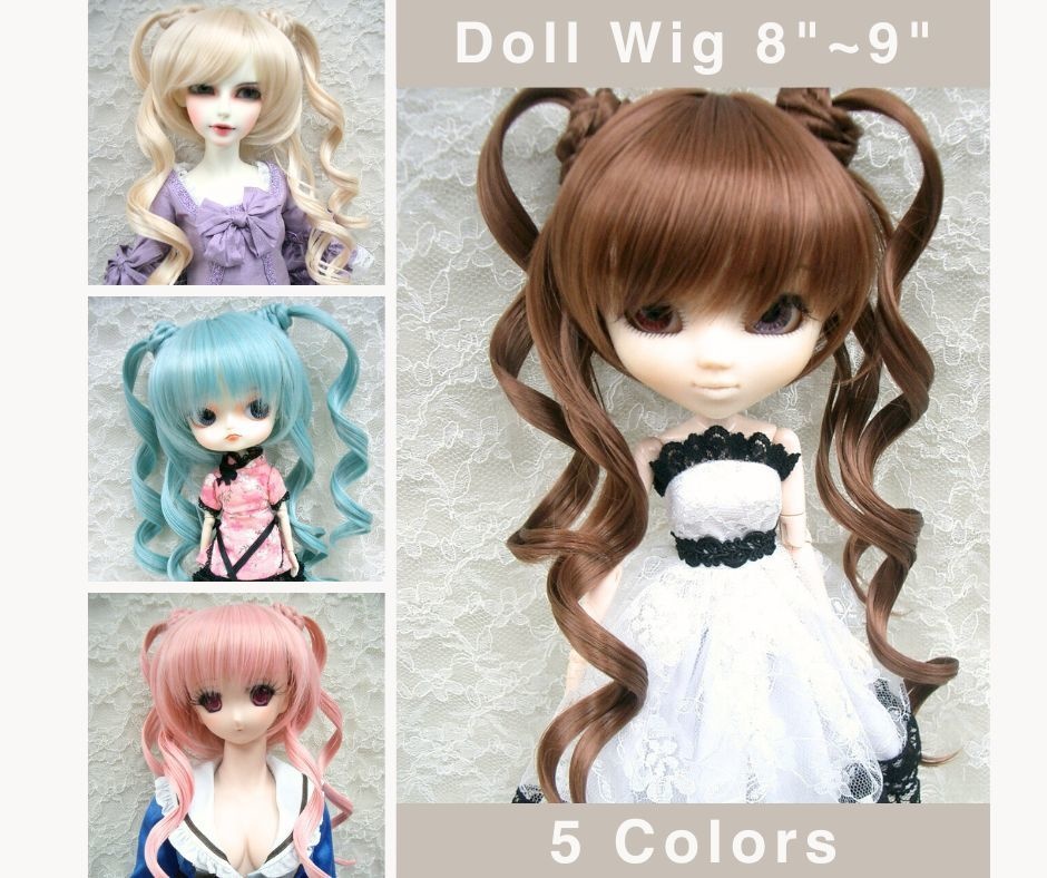 ウィッグ / 8-9インチ/ 耐熱ゆるカール (8-9/38079)