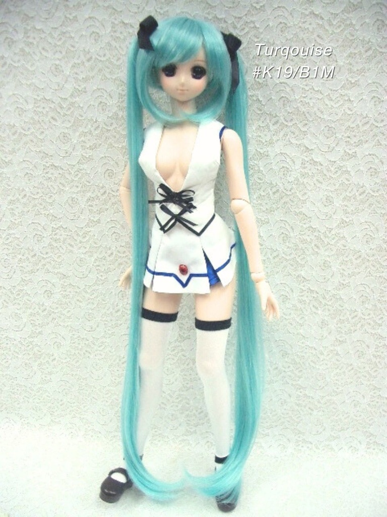 ウィッグ / 8-9インチ / リボンロングツインテール (8-9/38244N)