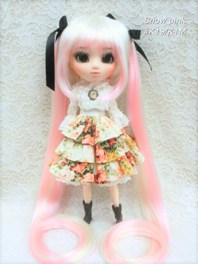 ウィッグ / 8-9インチ / リボンロングツインテール (8-9/38244N)