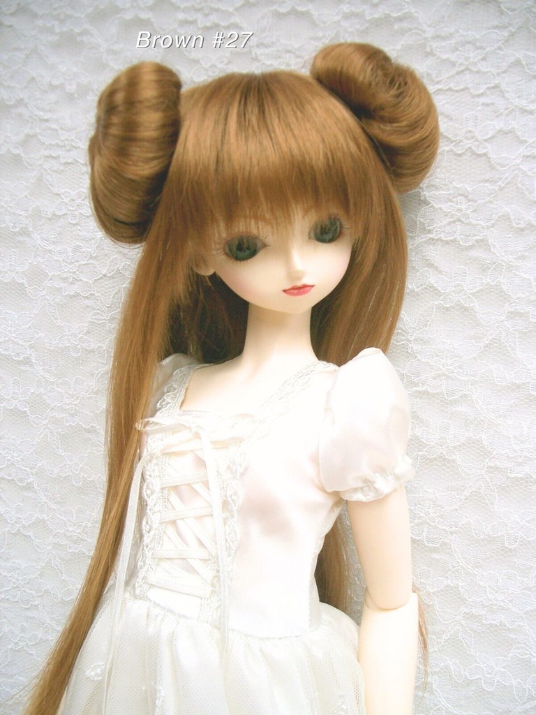 ウィッグ / 9-10インチ / 春麗風お団子スタイル (9-10/28237)
