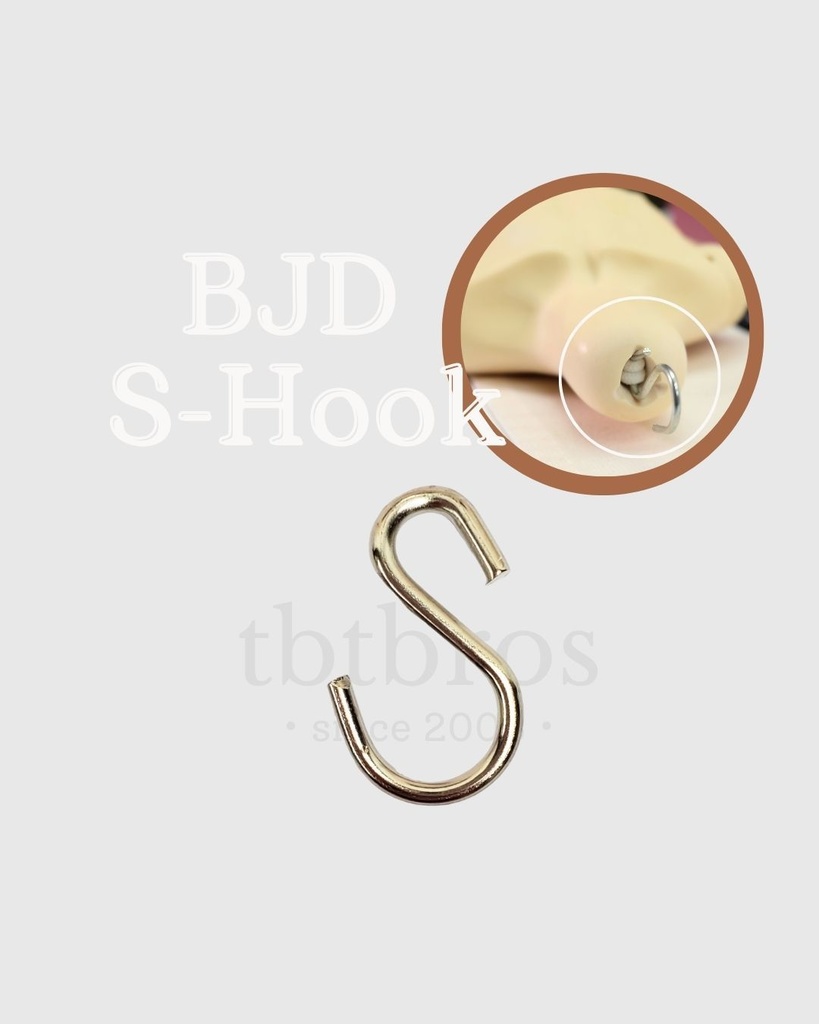 BJD S-Hook ステンレス鋼 (#H-4)