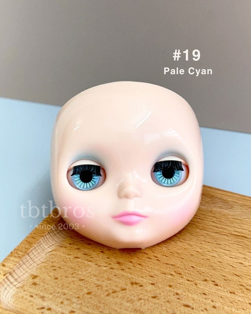 【ブライス用】カラーアイ #19 Pale Cyan