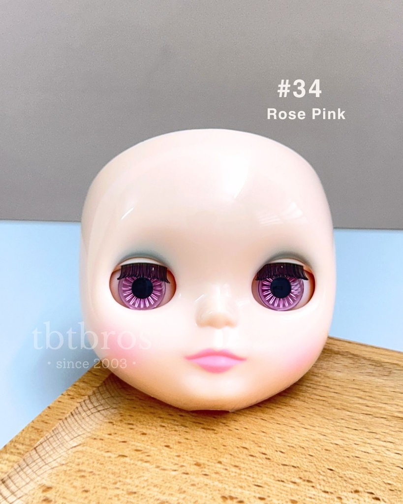 【ブライス用】カラーアイ #34 Rose Pink