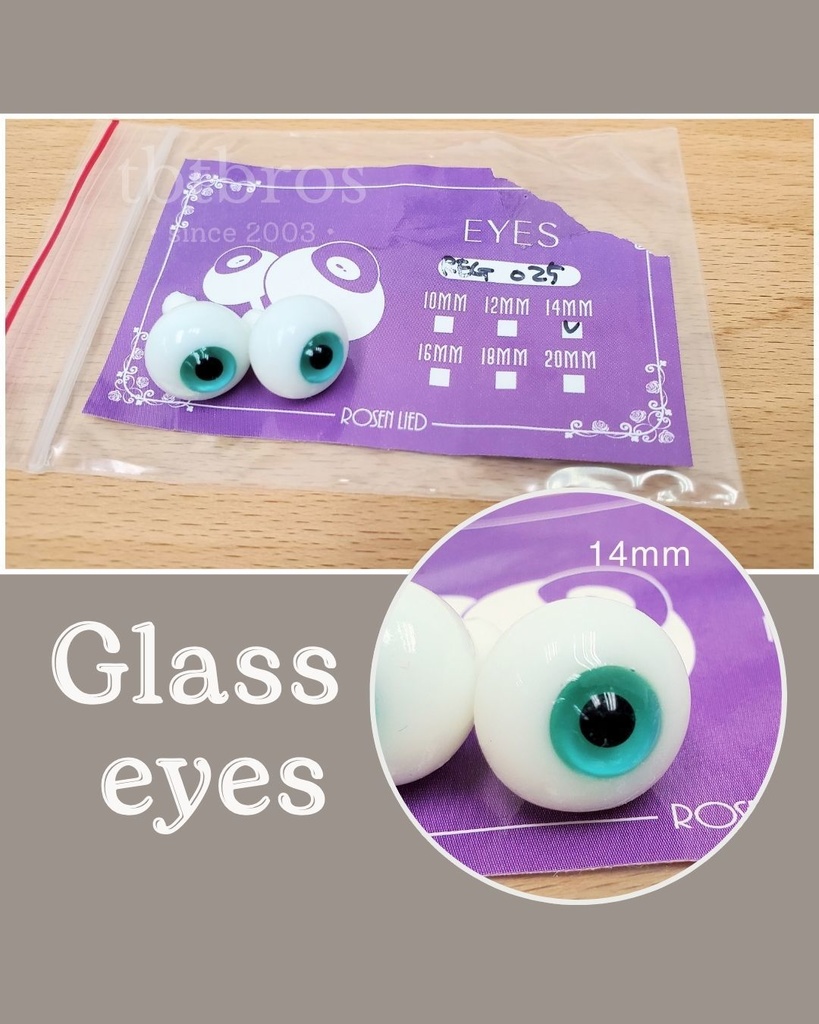 14mm グラスアイ ドール用 #REG025