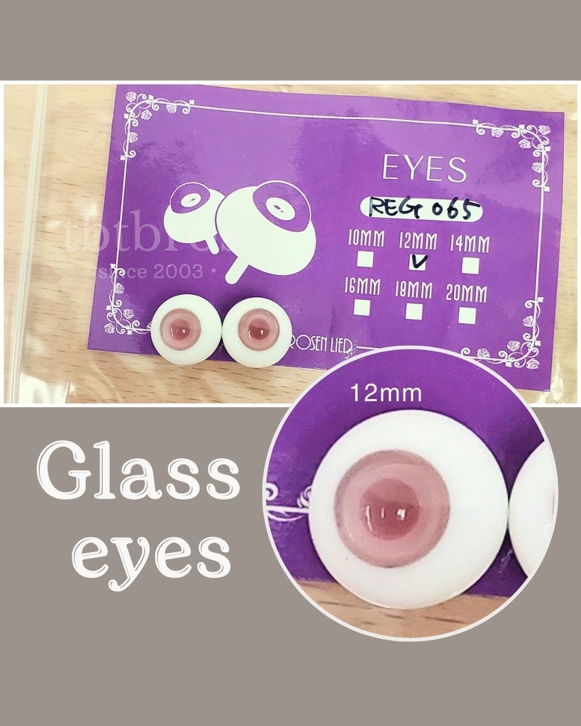 12mm グラスアイ ドール用 #REG065