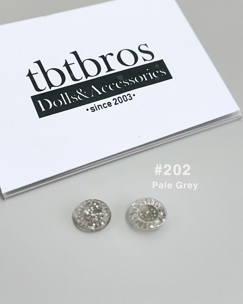 【プーリップ用】グリッターアイ #202 Pale Grey