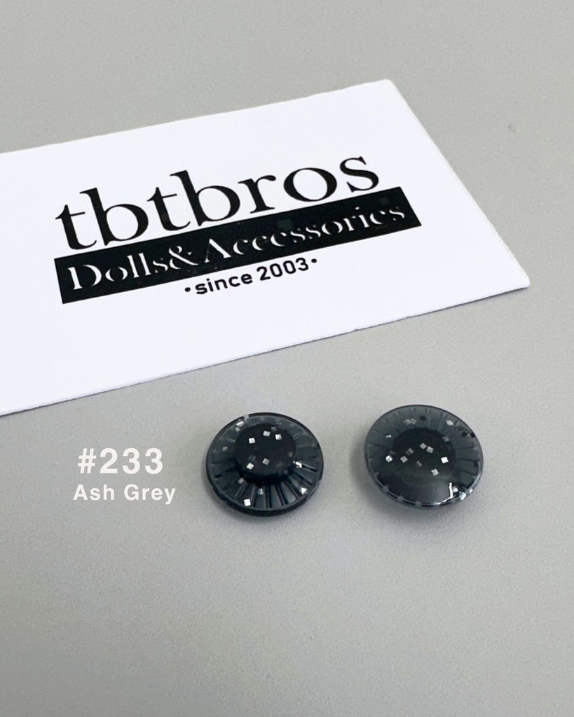 【プーリップ用】グリッターアイ #233 Ash Grey