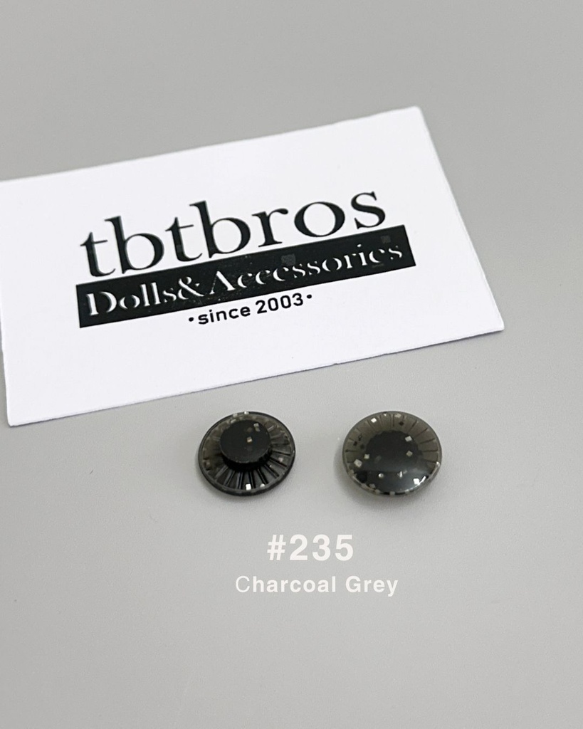 【プーリップ用】グリッターアイ #235 Charcoal Grey