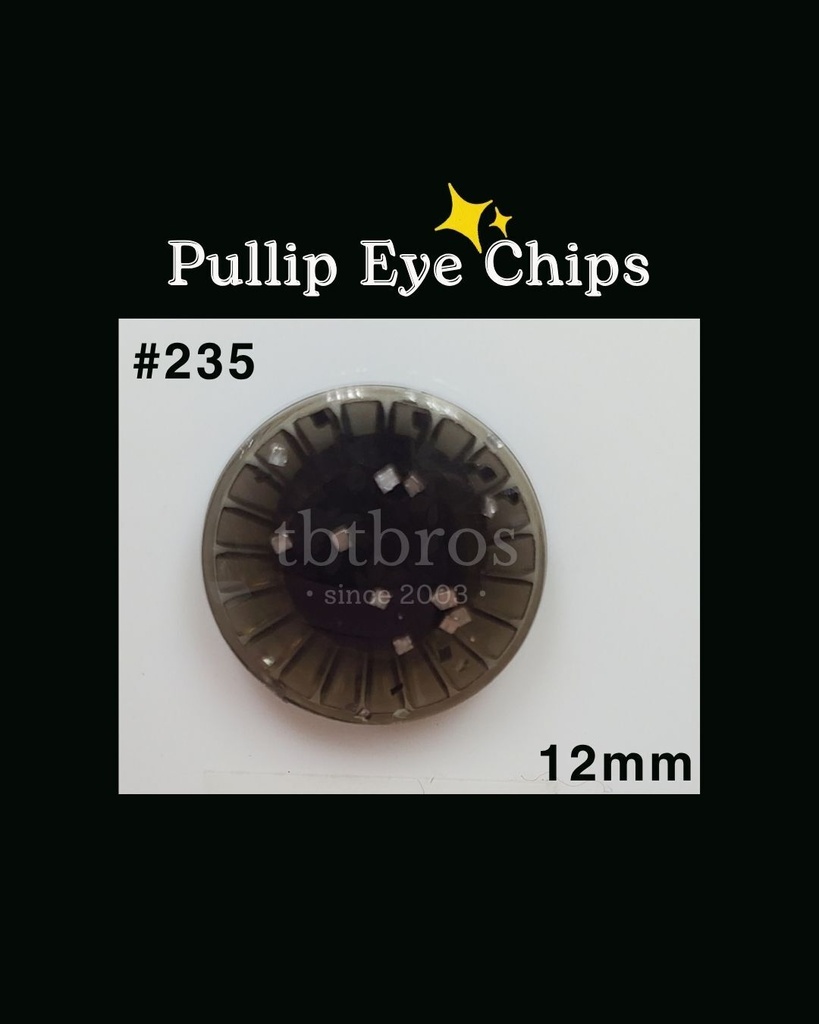【プーリップ用】グリッターアイ #235 Charcoal Grey